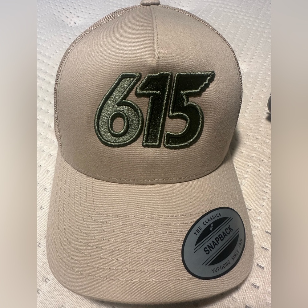 615 (Nashville) trucker hat: never worn